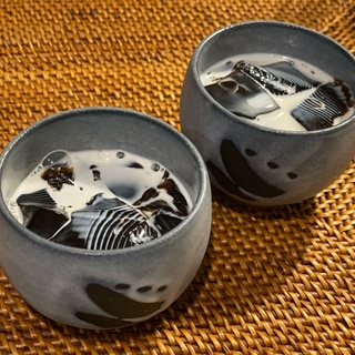 簡単！湯呑みで作る大人のコーヒーゼリー